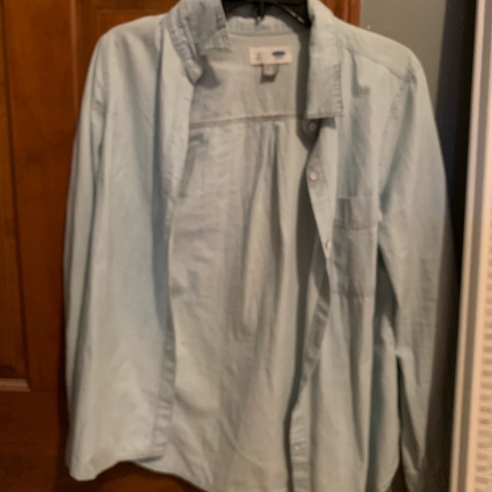 old navy jean flannel - Picture 2 of 3